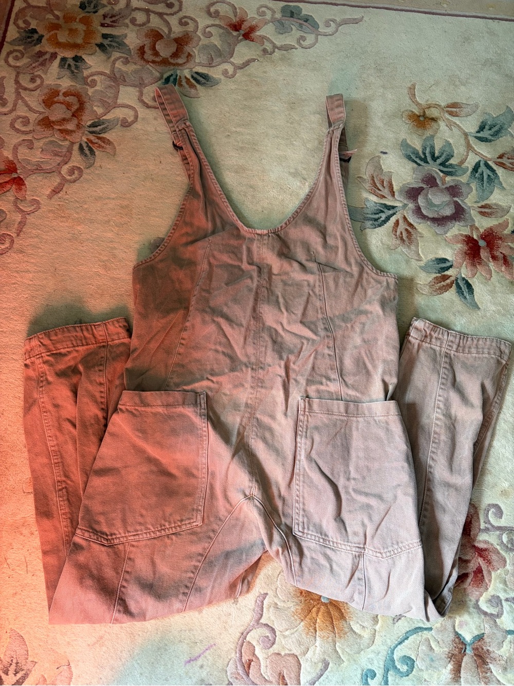 Free People High Roller Jumpsuit Brown Size Small NWOT Corduroy Overalls - Picture 4 of 6